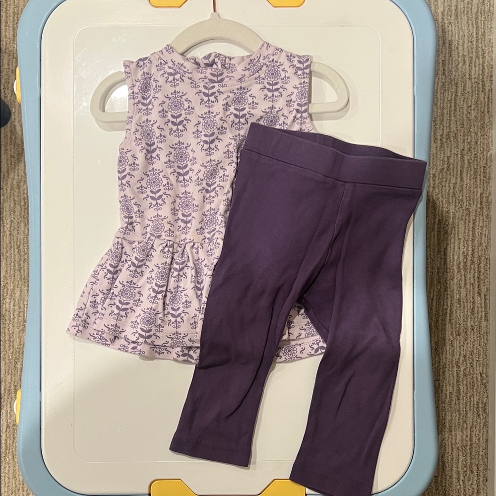 Kate Quinn Purple Floral Set